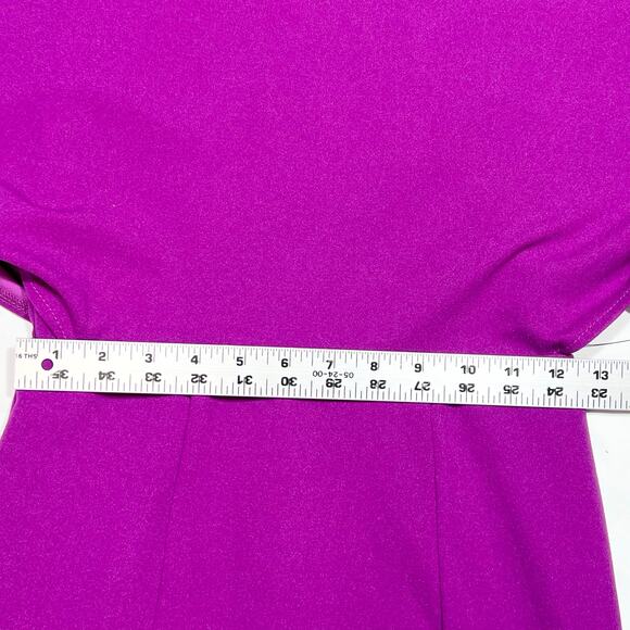 Lulus Open Back Cape Mini Style Dress Size XS Pink Magenta New - Picture 6 of 7